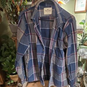 Hollister Multicolor Plaid Shirt